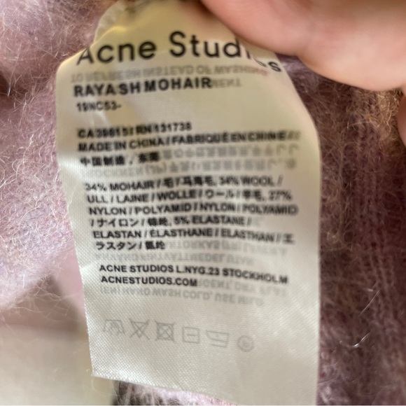 Acne Studios Raya Mohair cardigan - Picture 7 of 9